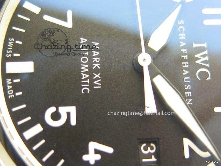 MIROTIME 0516 Mark XVI 1:1 Best Edition MK Maker SS Black Dial A2892 On Black Leather Strap Chic 7371